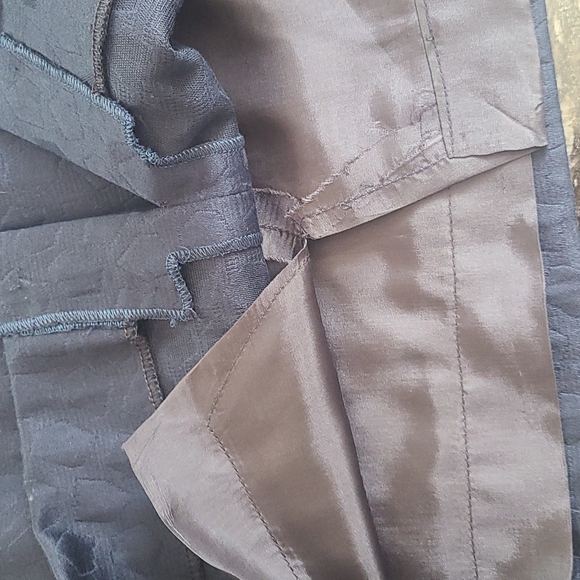 Skirt, Custom Made byModele Algo All Cotton. Lined. Size 2 (EU 38) Navy Print. - Picture 8 of 9